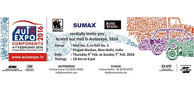 Auto Expo 2016 Invite