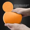 SUMAX Foam Pad Polisher for cars and vehicles (Pack of 2) Orange Vehicle Polisher (8 inch) - Image 4