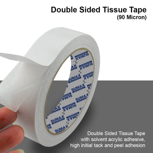 SUMAX Double Side Tissue Tape (90 Micron) - Image 2