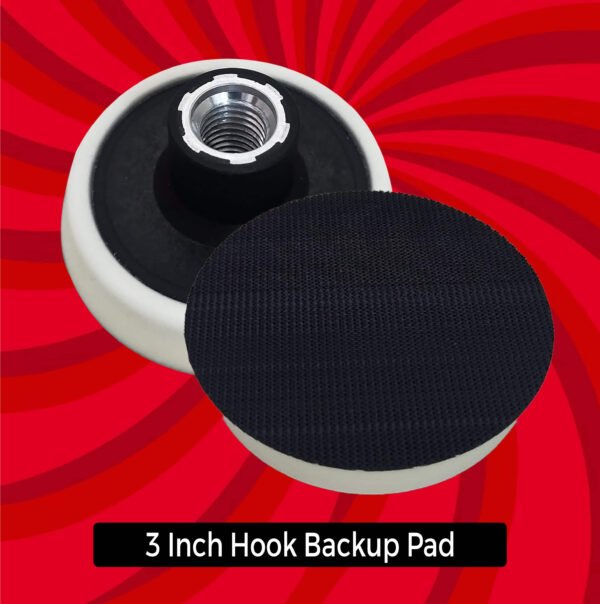 SUMAX 74H 3 Inch Hook Backup Pad M15 Plastic Polisher  (3 inch) - Image 2