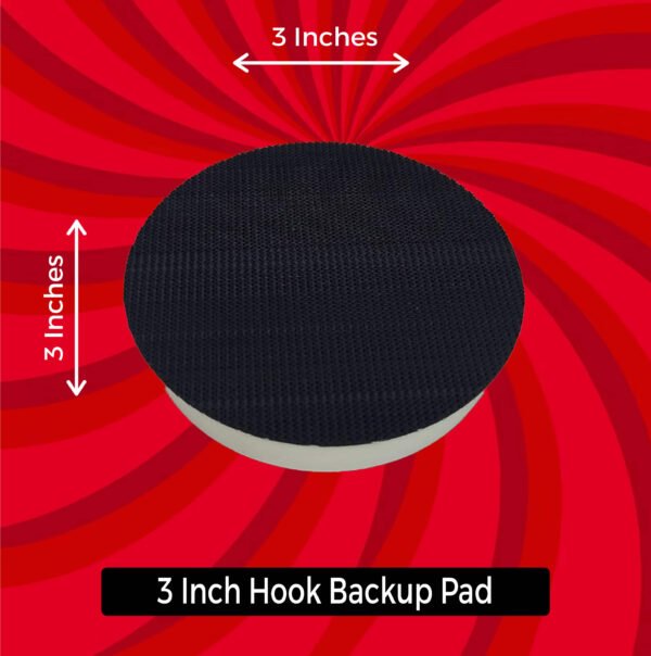 SUMAX 74H 3 Inch Hook Backup Pad M15 Plastic Polisher  (3 inch) - Image 3