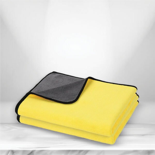 SUMAX MFC (Pack of 2)-40X60-800GSM-YELLOW Wet and Dry Microfiber Cleaning Cloth