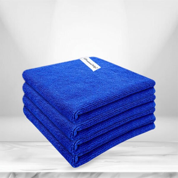 SUMAX MFC (Pack of 4)-40X40-380GSM-DARKBLUE Wet and Dry Microfiber Cleaning Cloth