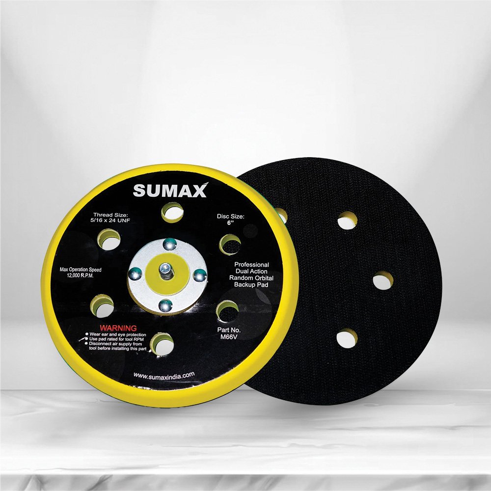 M66V 6 Inch 6H Velcro Backup Pad