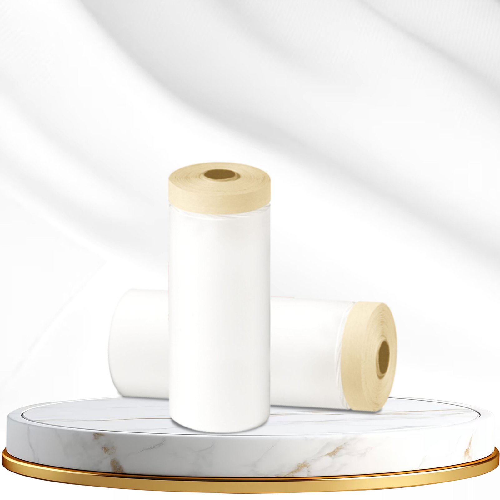 Sumax Pre Taped Masking Film 210 cms x 20 Mtrs